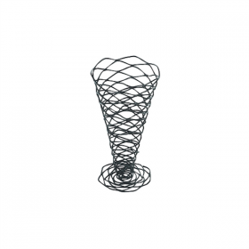 BASKET  Ø 12x23 CM NOIR ACIER (1 UNITÉ) - Garcia de Pou