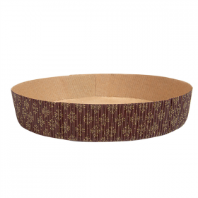 MOULES CUISSON PÂTISSERIE  145 G/M2 Ø 22x4 CM MARRON PAPIER (408 UNITÉ) - Garcia de Pou