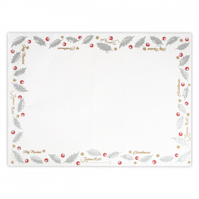 SETS DE TABLE "NOËL" 48 G/M2 31x43 CM BLANC CELLULOSE (2000 UNITÉ) - Garcia de Pou