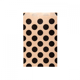 ENVELOPPES CADEAUX À POIS  60 G/M2 12+5x18 CM NATUREL KRAFT VERGÉ (250 UNITÉ) - Garcia de Pou