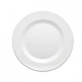 ASSIETTES "ASAMI WARE"  Ø 28 CM BLANC MÉLAMINE (12 UNITÉ) - Garcia de Pou
