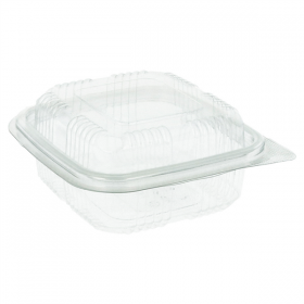 RÉCIPIENTS PÂTISSERIES + COUVERCLE 250 ML 11,3x12x5,5 CM TRANSPARENT RPET (700 UNITÉ) - Garcia de Pou