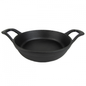 CASSEROLE RONDE  Ø 15,9(22)x3,8 CM NOIR FER (8 UNITÉ) - Garcia de Pou