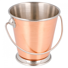 MINI SEAUX "ARTINOX"  Ø 9x9 CM CUIVRE INOX (12 UNITÉ) - Garcia de Pou
