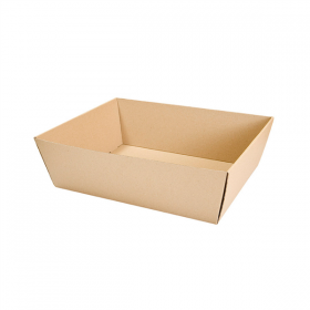 CORBEILLES MICROCANNELURE  382 G/M2 34x20,5x11 CM KRAFT (20 UNITÉ) - Garcia de Pou