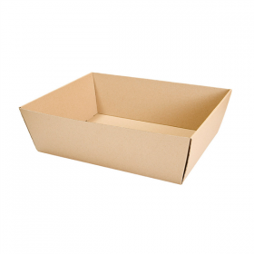CORBEILLES MICROCANNELURE  382 G/M2 39x30x13 CM KRAFT (20 UNITÉ) - Garcia de Pou