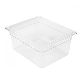 BAC GASTRONORM 1/2 8,4 L 32,5x26,5x15 CM TRANSPARENT POLYCARBONATE (1 UNITÉ) - Garcia de Pou
