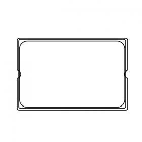 COUVERCLE 1/1 POUR RÉFÉRENCE 202.01/02/03 113.41  53x32,5 CM TRANSPARENT POLYCARBONATE (1 UNITÉ) - Garcia de Pou