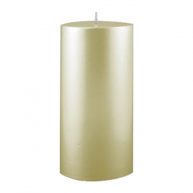 BOUGIE CYLINDRIQUE  7,5x15 CM CREME PARAFFINE (1 UNITÉ) - Garcia de Pou