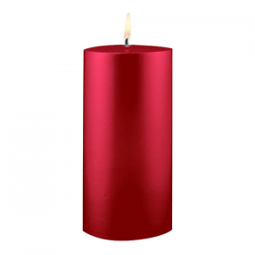 BOUGIE CYLINDRIQUE  7,5x15 CM PRUNE PARAFFINE (1 UNITÉ) - Garcia de Pou
