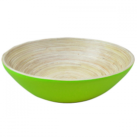 BOLS  Ø 20x6 CM VERT ANIS BAMBOU (1 UNITÉ) - Garcia de Pou