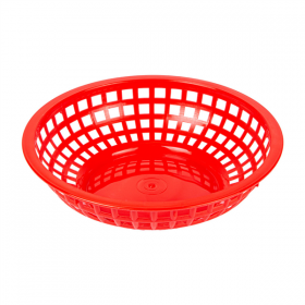 CORBEILLES RONDES  Ø 20x5 CM ROUGE PP (12 UNITÉ) - Garcia de Pou