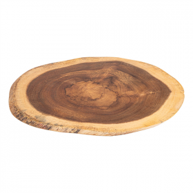 PLATEAUX PRÉSENTATION OVALES  40,6x20,3x1,9 CM NATUREL BOIS (6 UNITÉ) - Garcia de Pou