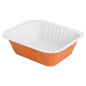 RÉCIPIENTS LAQUÉS 490 ML 15x12,5x4,4 CM CUIVRE ALUMINIUM (100 UNITÉ) - Garcia de Pou