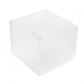PORTE PAILLES  12,5x12,5x10 CM TRANSPARENT METACRYLATE (12 UNITÉ) - Garcia de Pou