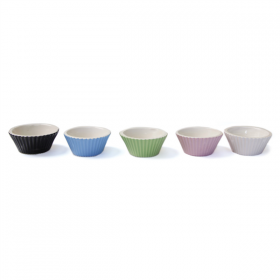 10 MOULES CUPCAKES  Ø 7x3 CM ASSORTI CERAMIQUE (1 UNITÉ) - Garcia de Pou