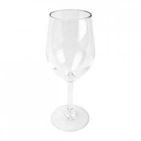VERRES À PIED À VIN 300 ML Ø 6,2/7,4x20 CM TRANSPARENT POLYCARBONATE (24 UNITÉ) - Garcia de Pou