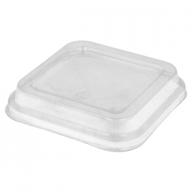 COUVERCLES POUR RÉF. 212.84 "BIONIC"  10x10x2 CM TRANSPARENT PET - destockage