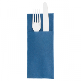 SERVIETTES "CANGURITO"  55 G/M2 33x40 CM BLEU MARINE AIRLAID (700 UNITÉ) - Garcia de Pou