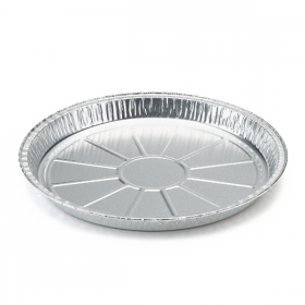 ASSIETTES POUR PIZZA 570 ML Ø 21,4/18,4x1,9 CM ALUMINIUM (500 UNITÉ) - Garcia de Pou