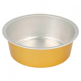 RÉCIPIENTS PÂTISSERIE 150 ML Ø9,3x3,3 CM ARGENT/OR ALUMINIUM (100 UNITÉ) - Garcia de Pou