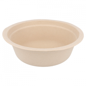SALADIERS "BIONIC" 950 ML Ø 17,5x6,7 CM NATUREL BAGASSE (600 UNITÉ) - Garcia de Pou