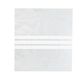 SACS 3 FRANGES AUTO-FERMETURE  92 G/M2 50µ 27x27 CM TRANSPARENT LDPE (500 UNITÉ) - Garcia de Pou