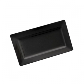 PLATEAUX RECTANGULAIRES "ASAMI WARE"  44,5x22x4,5 CM NOIR MÉLAMINE (6 UNITÉ) - Garcia de Pou