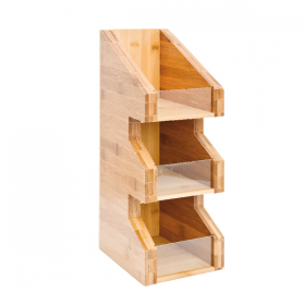 DISTRIBUTEUR CONDIMENTS  15x18x40 CM NATUREL BAMBOU (4 UNITÉ) - Garcia de Pou