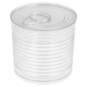 BOÎTES DE CONSERVE 220 ML Ø 7,4x7,2 CM TRANSPARENT PS (100 UNITÉ) - Garcia de Pou