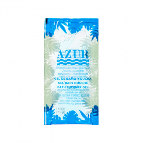 SACHETS GEL BAIN "AZUR" 10 ML 10x5 CM TRANSPARENT (1000 UNITÉ) - Garcia de Pou