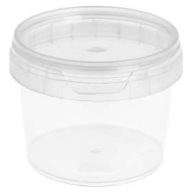 RÉCIPIENTS INVIOLABLES + COUVERCLES 120 ML Ø 6,9x5,2 CM TRANSPARENT PP (1000 UNITÉ) - Garcia de Pou