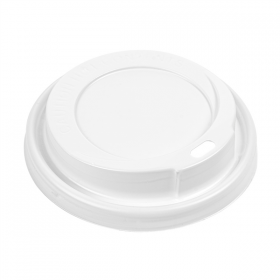 COUVERCLES HAUTS POUR GOBELETS 360/480 ML   BLANC PS (1000 UNITÉ) - Garcia de Pou