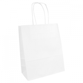 SACS SOS AVEC ANSES  80 G/M2 18+8x21,5 CM BLANC CELLULOSE (250 UNITÉ) - Garcia de Pou
