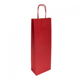 SACS SOS AVEC ANSES 1 BOTEILLE  100 G/M2 14+8x40 CM BORDEAUX KRAFT (250 UNITÉ) - Garcia de Pou