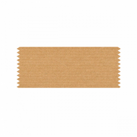 ÉTIQUETTES ADHESIVES BANDE  2,4x6 CM NATUREL KRAFT (3000 UNITÉ) - Garcia de Pou