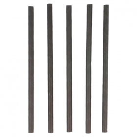 PAILLES DROITES COCKTAIL  Ø0,60x14 CM NOIR PAPIER (3000 UNITÉ) - Garcia de Pou