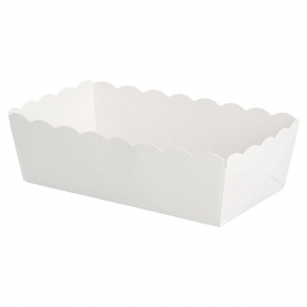 DELI-BARQUETTES  210 + 15 PE G/M2 9x5x3,2 CM BLANC CARTON (4000 UNITÉ) - Garcia de Pou