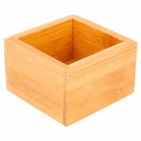 BOÎTE POUR BUFFET  8x8x5 CM NATUREL BAMBOU (1 UNITÉ) - Garcia de Pou