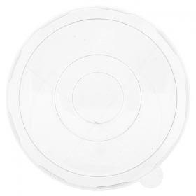 COUVERCLES BAS POUR SALADIERS 215.84-215.03 "BIONIC"  Ø 14 CM TRANSPARENT PET (900 UNITÉ) - Garcia de Pou