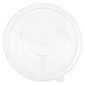 COUVERCLES BAS POUR SALADIERS 224.32-215.04 "BIONIC"  Ø 16 CM TRANSPARENT PET (600 UNITÉ) - Garcia de Pou