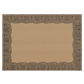 SETS DE TABLE OFFSET "MAYA" 70 G/M2 31x43 CM QUADRICHROMIE KRAFT (2000 UNITÉ) - Garcia de Pou