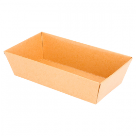 BARQUETTES  250 + 12,5 PE G/M2 13,5x7,5x3,5 CM NATUREL KRAFT (1000 UNITÉ) - Garcia de Pou