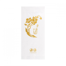 SACHETS PROTECTION DE GOBELETS "TOUCH OF CHARM" 40 G/M2 9+3,5x18 CM TRANSPARENT PAPIER (500 UNITÉ) - Garcia de Pou
