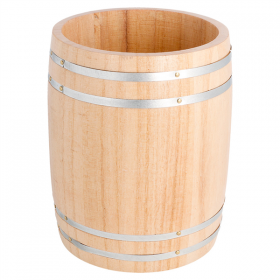 MINI BARIL  Ø11,5x13,8 CM NATUREL BOIS (1 UNITÉ) - Garcia de Pou