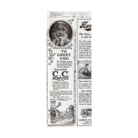 PAPIER INGRAISSABLES OUVERT 2 CÔTÉS - HOT DOG PFAS FREE "TIMES" 35 G/M2 9+3x22 CM BLANC PARCH.INGRAISSABLE (500 UNITÉ)
