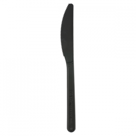 COUTEAUX  18 CM NOIR CPLA (1000 UNITÉ) - Garcia de Pou