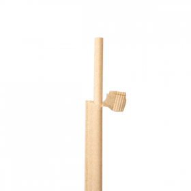 PAILLES DROITES SOUS SACHETS KRAFT  Ø0,60x20 CM NATUREL KRAFT (3000 UNITÉ) - Garcia de Pou