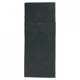 SERVIETTES "CANGURITO"  55 G/M2 33x40 CM NOIR AIRLAID (700 UNITÉ) - Garcia de Pou