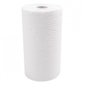 2 U. ROULEAUX CUISINE 2 PLIS "FEEL GREEN" 24,5 G/M2 24,5 CM x 30 M BLANC PAPIER RECYCLÉ (1 UNITÉ) - Garcia de Pou